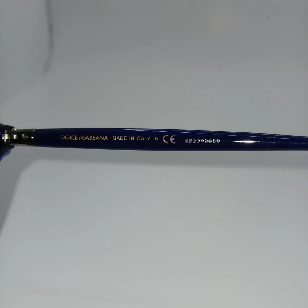 Dolce&Gabbana DG3313 Womens Eyeglasses Frame Blue Black Full Rim 50-17-140 mm